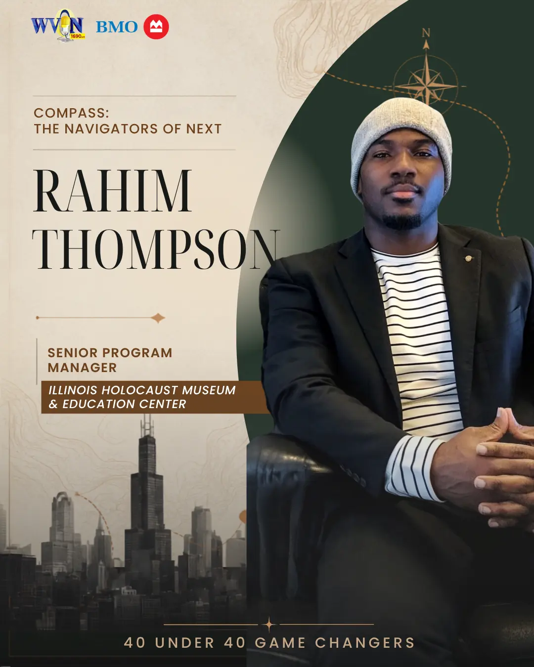 Rahim Thompson, Senior Program Manager at Illinois Holocaust Museum & Education Center