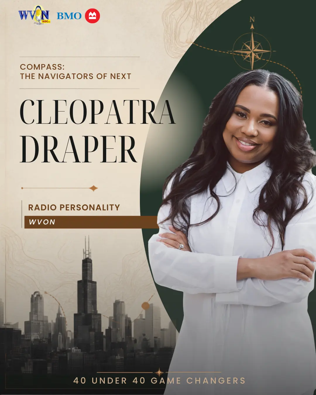 Cleopatra Draper, Radio Personality at WVON