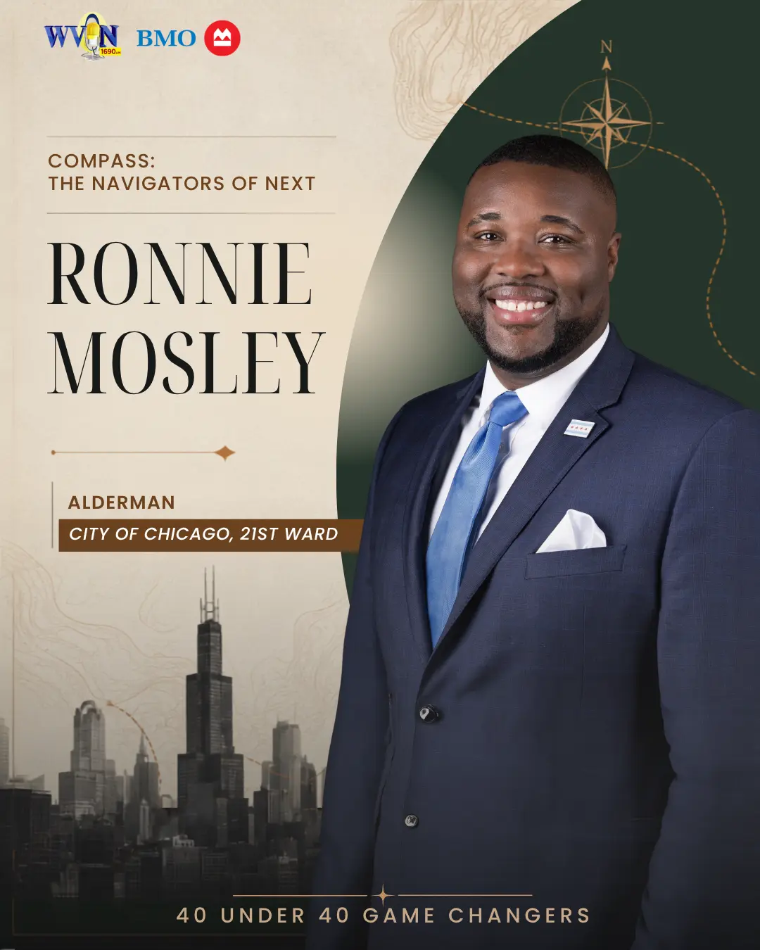 Ronnie Mosley, Alderman at City of Chicago, 21st Ward