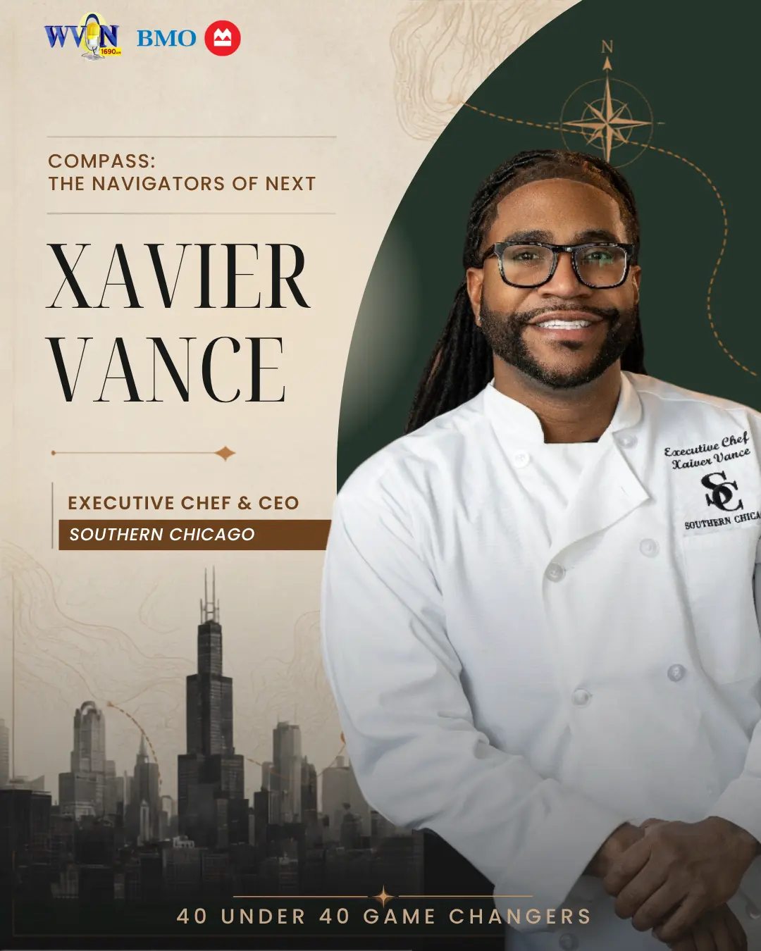 Xavier Vance, Executive Chef & CEO at Southern Chicago