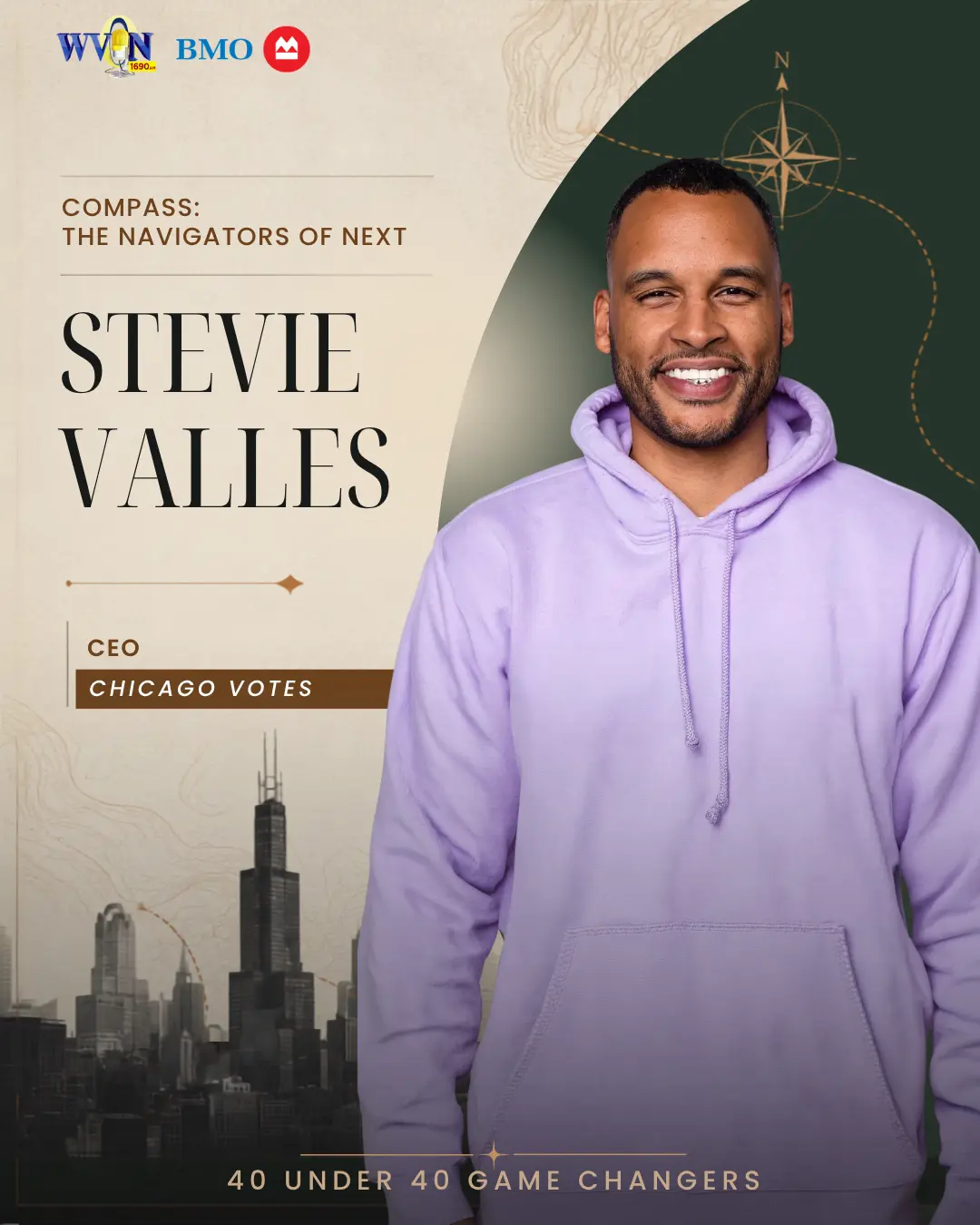 Stevie Valles, CEO at Chicago Votes